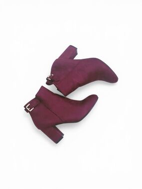 Burgundy  Ankle Boots Read Description For Sizing